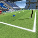 Ejercicio de saltos, apoyo en bosu y blocaje frontal​